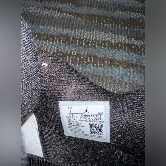 Air Jordan 4 Retro Red Cement Men US 9 DH6927-161- Preowned with Box - Picture 14 of 15